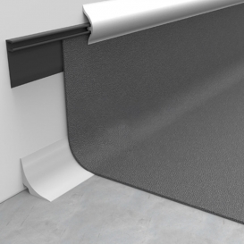 Profil de inchidere pentru covor PVC 3m Albastru inchis