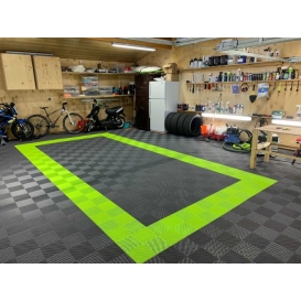 Pardoseala modulara PP Fonner Vents Lime Green