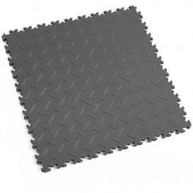 Pardoseala modulara PVC Fortelock Light 7 mm Diamond Gri inchis