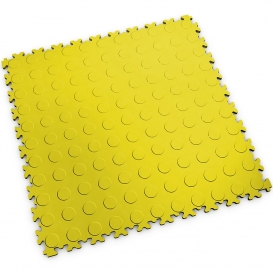 Pardoseala modulara PVC Fortelock Industry 7 mm Coin Galben