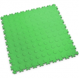 Pardoseala modulara PVC Fortelock Industry 7 mm Coin Verde deschis