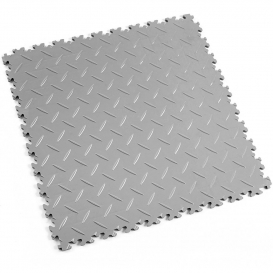 Pardoseala modulara PVC Fortelock Industry 7 mm Diamond Gri