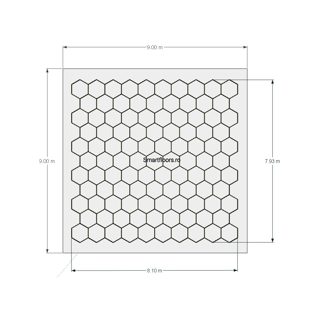 Sistem lumini Hexagon HEX4099 9x9m