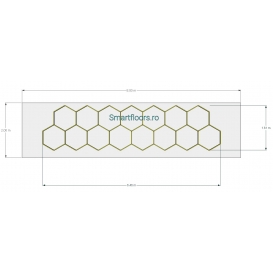 Sistem lumini Hexagon Hexlights HEX4082 2x8m