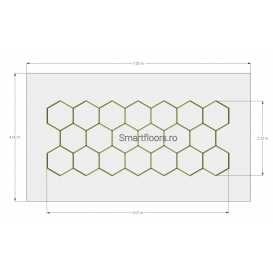 Sistem lumini Hexagon Hexlights HEX4074 4x7m