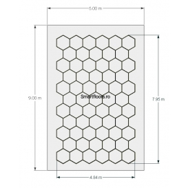 Sistem lumini Hexagon HEX4069 9x6m