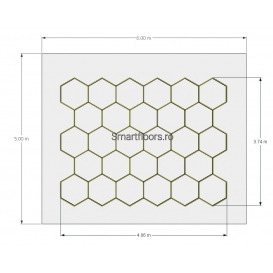 Sistem lumini Hexagon HEX4065 5x6m