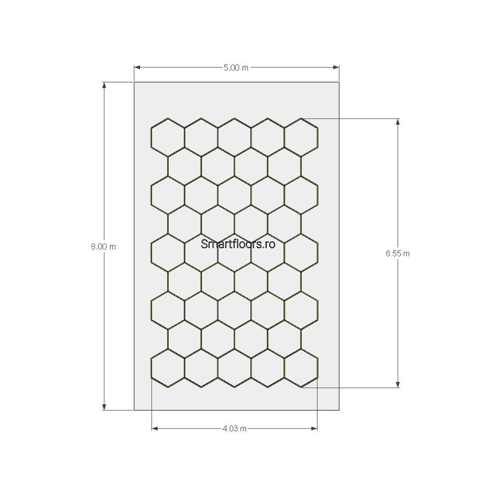 Sistem lumini Hexagon HEX4058 8x5m