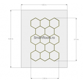 Sistem lumini Hexagon HEX4045 5x4m